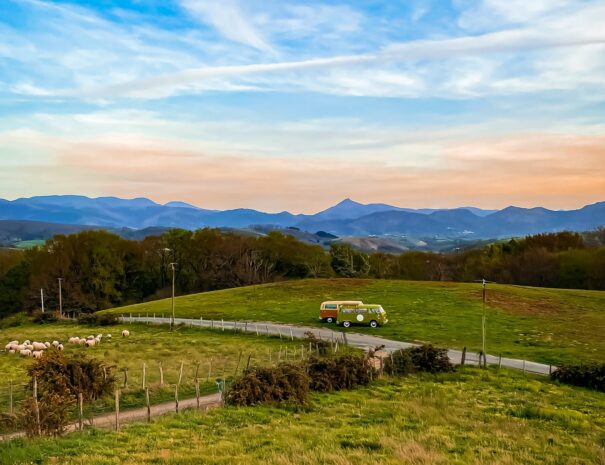 Sunset tour pays basque en combi VW | Txiki Combi Pays Basque