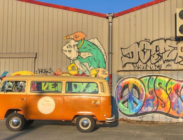 Graffiti biarritz - jeu orientation en combi