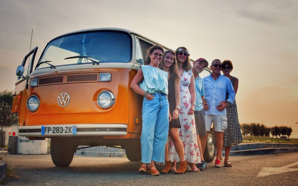 60's Sunset Roadtrip - Coucher de soleil Pays Basque - Txiki Combi
